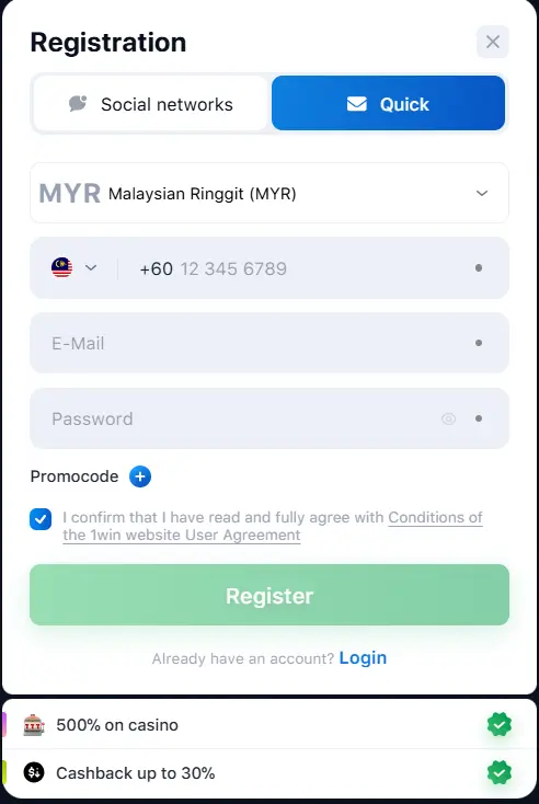 1win registration form to play Plinko online 1win registration form to play Plinko online